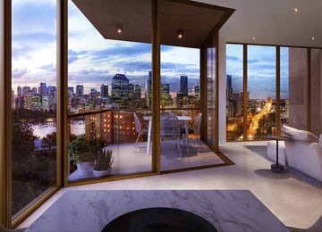 View of Luxury Penthouses and Apartments for Sale in Manhattan, New York City