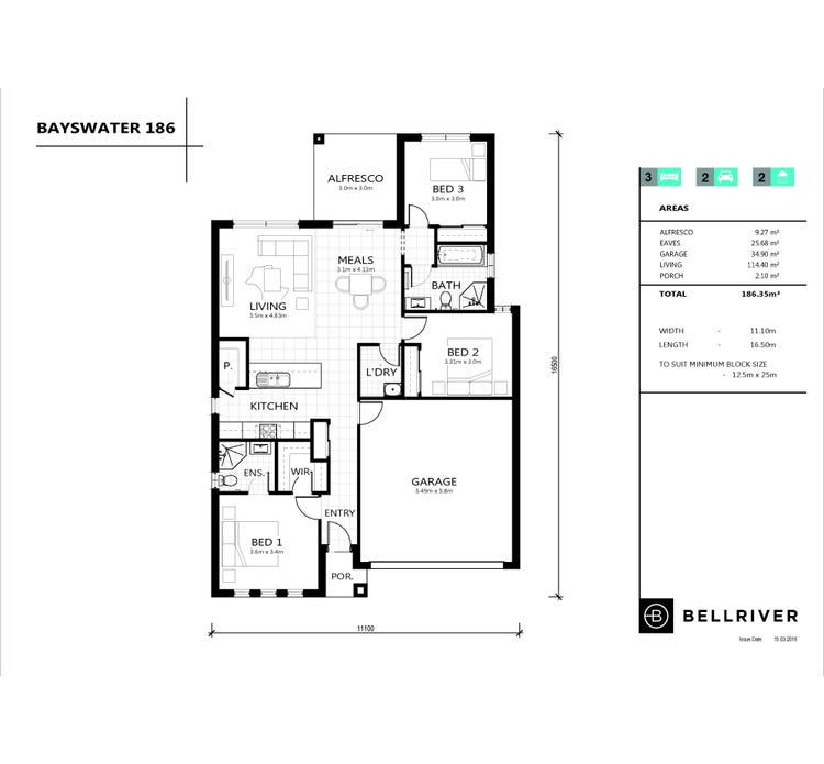 Bayswater Home Design & House Plan by Bellriver Homes Pty Ltd