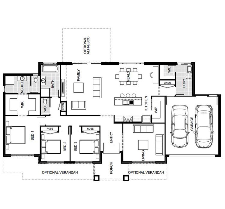 Barossa 225 Home Design House Plan By Jg King Homes