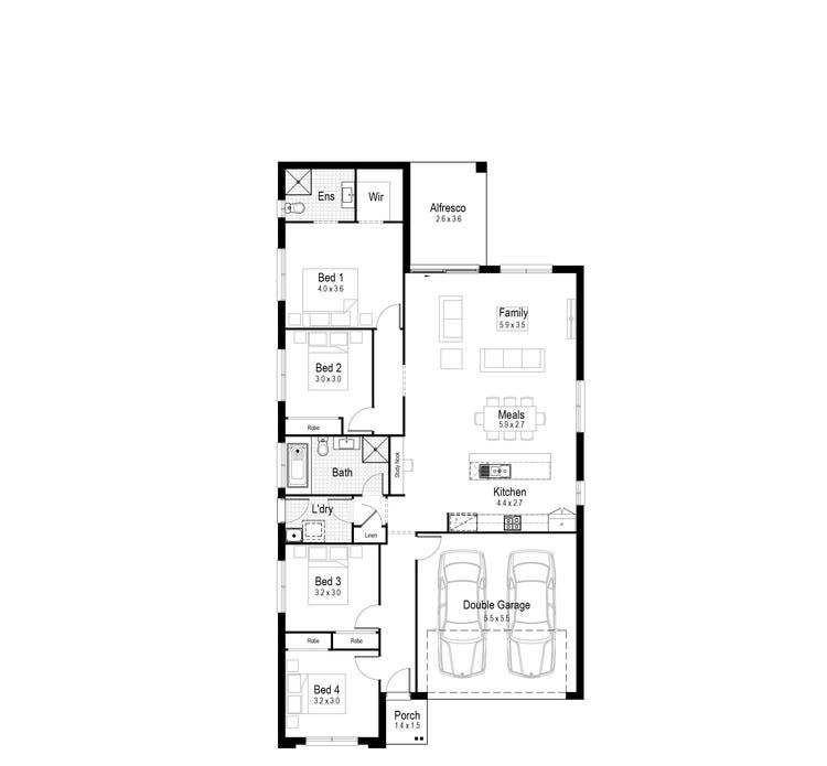 Amber Home Design & House Plan by Hudson Homes
