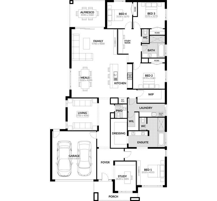 Hepburn 33 Home Design House Plan By Jg King Homes