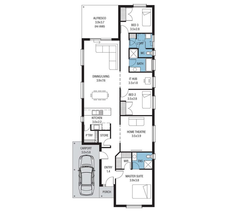 Miami Home Design House Plan By SA Housing Centre