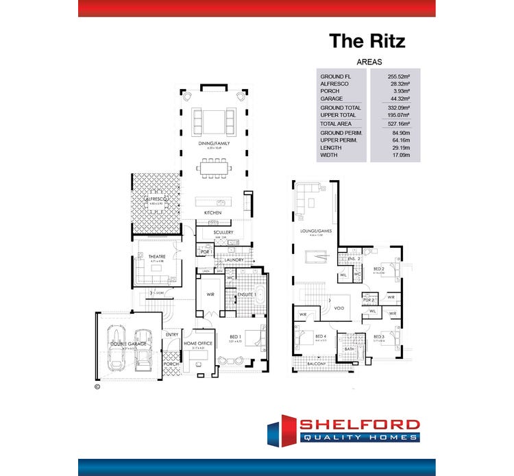 The Ritz Home Design & House Plan by Shelford Quality Homes