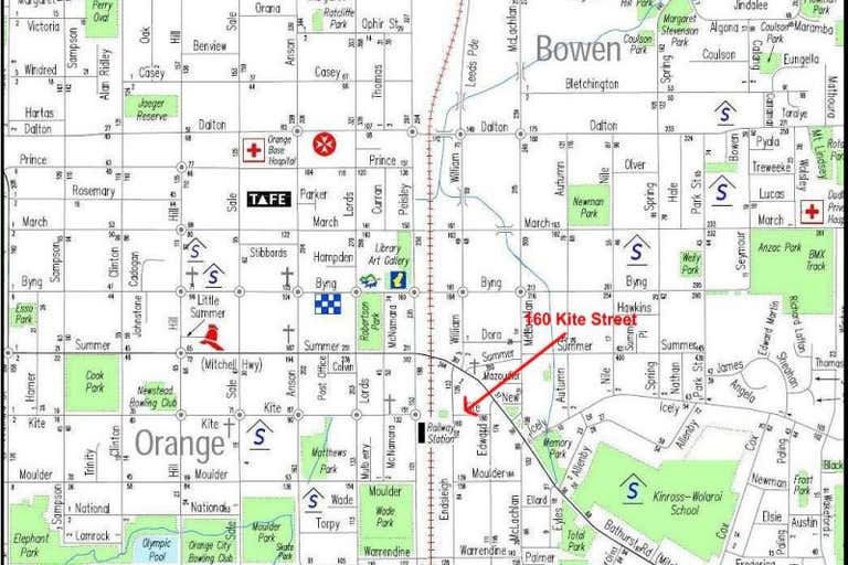 Orange Australia Map Orange Australia Map