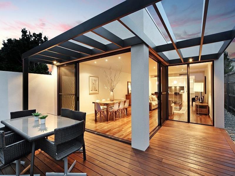 Outdoor living design with deck from a real Australian home - Outdoor ...